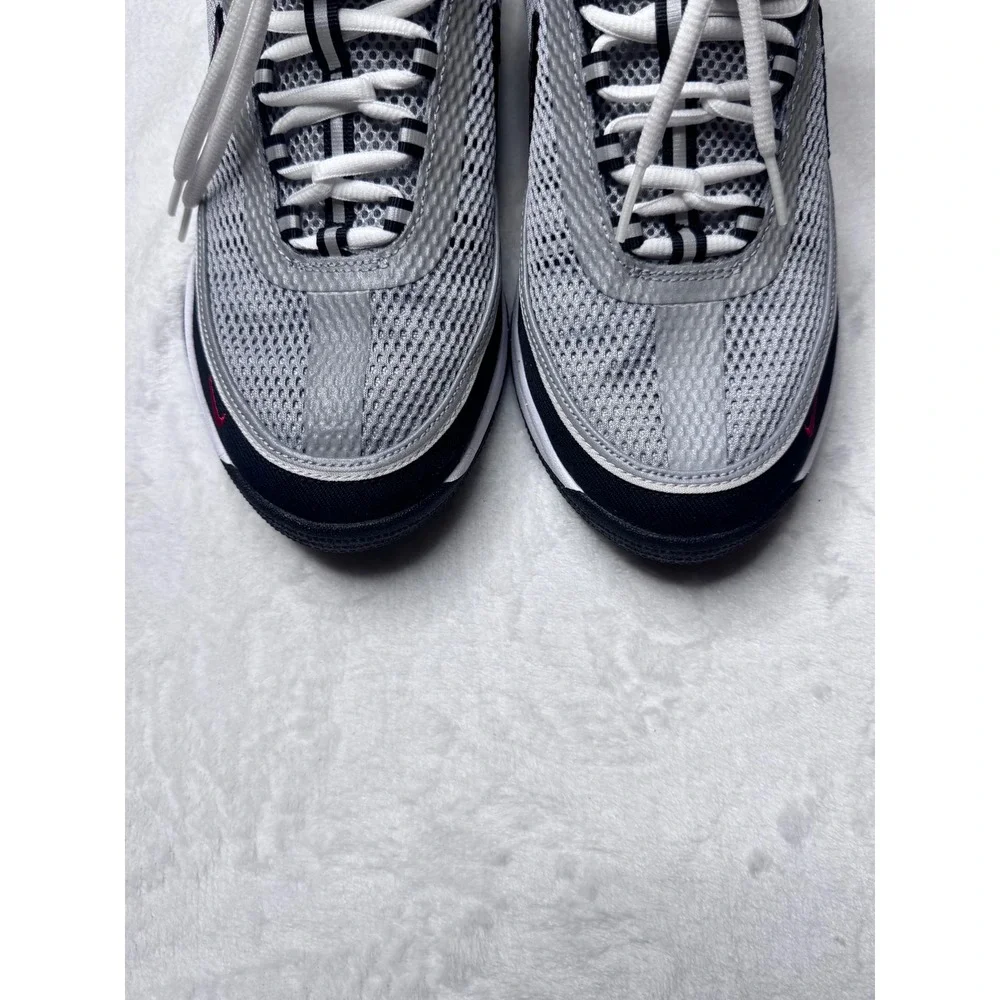 Nike Book 2 Spiridon Mens 10 Silver Black Red IQ0050-001 No Insoles